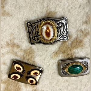 Vintage belt buckles